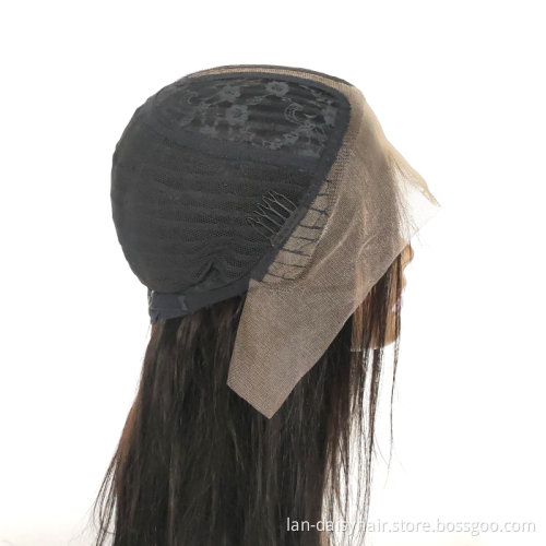 Wholesale Raw Indian  Hair Lace Frontal Wig Women Curly Wig Full Swiss Lace Front Closure Human Hair Wig